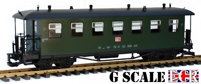 GRÜNER SPUR G 45mm SPUR EISENBAHN PERSONENWAGEN GARTEN ROLLMATERIALWAGEN