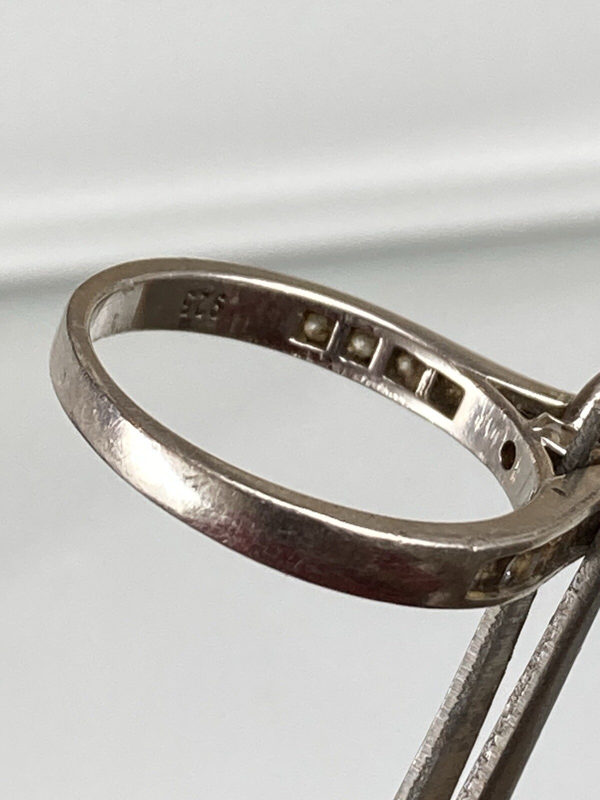 Sterling 925 Solid Silver Iced AAA Statement Ring… - image 11