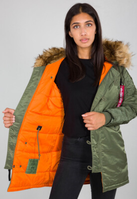 ALPHA INDUSTRIES N3B COLD WEATHER PARKA JACKET, WOMEN'S SLIM