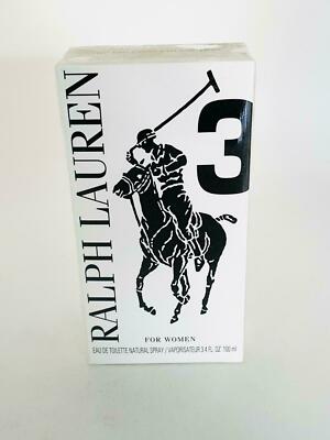 Ralph Lauren The Big Pony Collection #3 For Women EDT Natural Spray 3.4oz As Pic