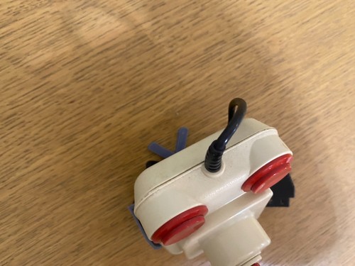 🕹️ Competition Pro Joystick 🕹️ RED CREAM PC VERSION RARE 🕹️ FREE STAND🕹️ - Afbeelding 4 van 6