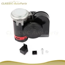 130DB Loud Electric Dual Tone Compact Air Horn Kit For Motorcycle Car Truck SUV
