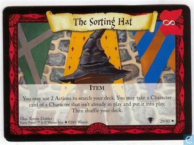 Harry Potter TCG Quidditch Cup The Sorting Hat 29/80
