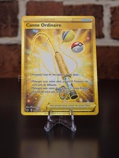 Carte Pokémon Canne Ordinaire Gold Epée et Bouclier 215/202 Edition Fr