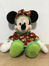 Disney Store Mickey Mouse Plush in Christmas Pajamas 15  