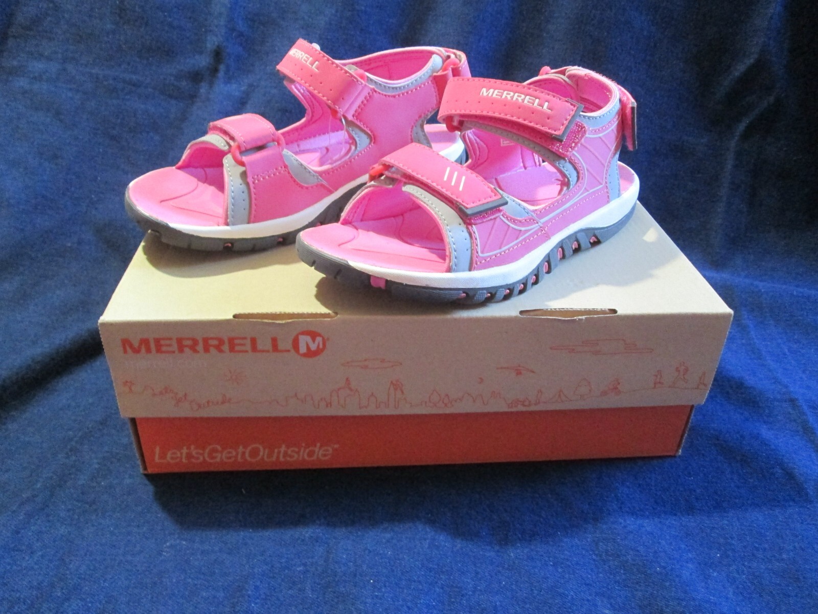 Sandali Merrell Splash caprifoglio rosa acqua escursionismo asciugatura rapida bambini 3
