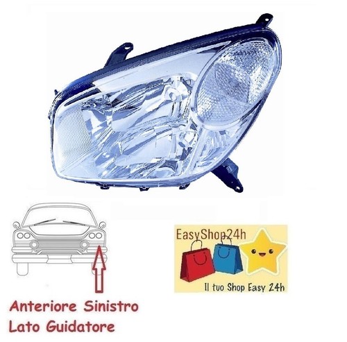 FARO FANALE PROIETTORE ANTERIORE DX DESTRO FIAT BRAVO 2007 PARABOLA CROMATA - Foto 2