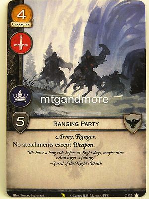 A Game of Thrones 2.0 LCG - 1x #C132 Ranging Party - Valyrian Draft Pack