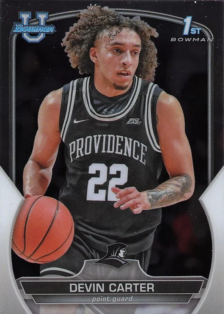 Devin Carter trading card