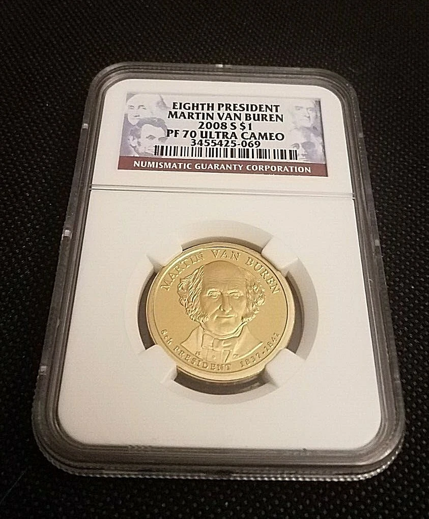 Grade PR 70 NGC 2008 Presidential Dollar Coins (2007-Now) for sale