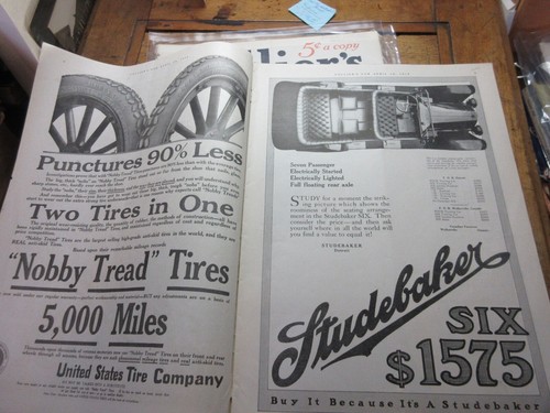 4/2/8/14 COLLIERS MAGAZINE Hamlin Garland SON MIDDLE BOARDER INDIAN MOTORCYCLE A - Picture 3 of 9
