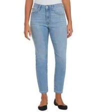 Ella Moss Women's High Rise Slim Straight Ankle Jeans - Denim 10/30