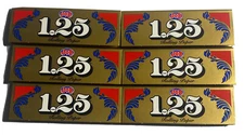 NEW 6X JOB Gold 1 1/4 1.25 Rolling Papers 6ct (24 Paper) Free Ship Next Day
