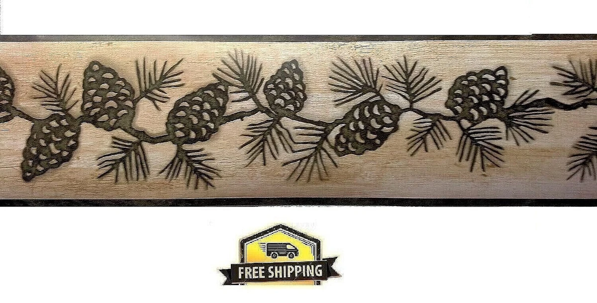 Pine Cone Wall Border
