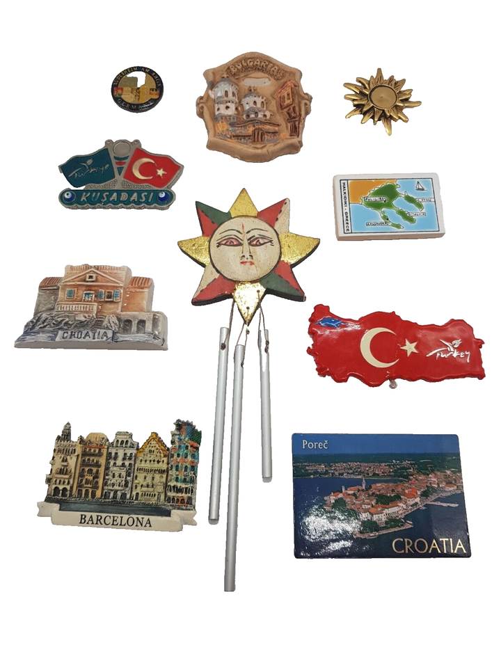 Various Vintage Fridge Mixed Job Lot Bundle x10 Travel