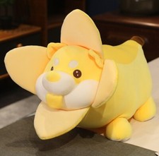 Banana Shiba Inu Dog 10" Stuffed Animal Plush Toys Toddler Doll Kids Gift