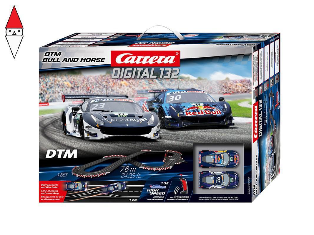 CARRERA DIGITAL 132 - DTM BULL AND HORSE - FERRARI 488 GT3 VS FERRARI 488 GT3