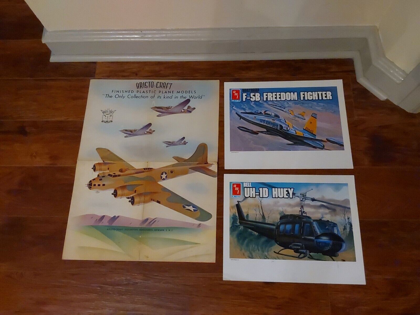 WWII Aristo-Craft Model Plane Advertising Poster Bombers Allies Axis WW2