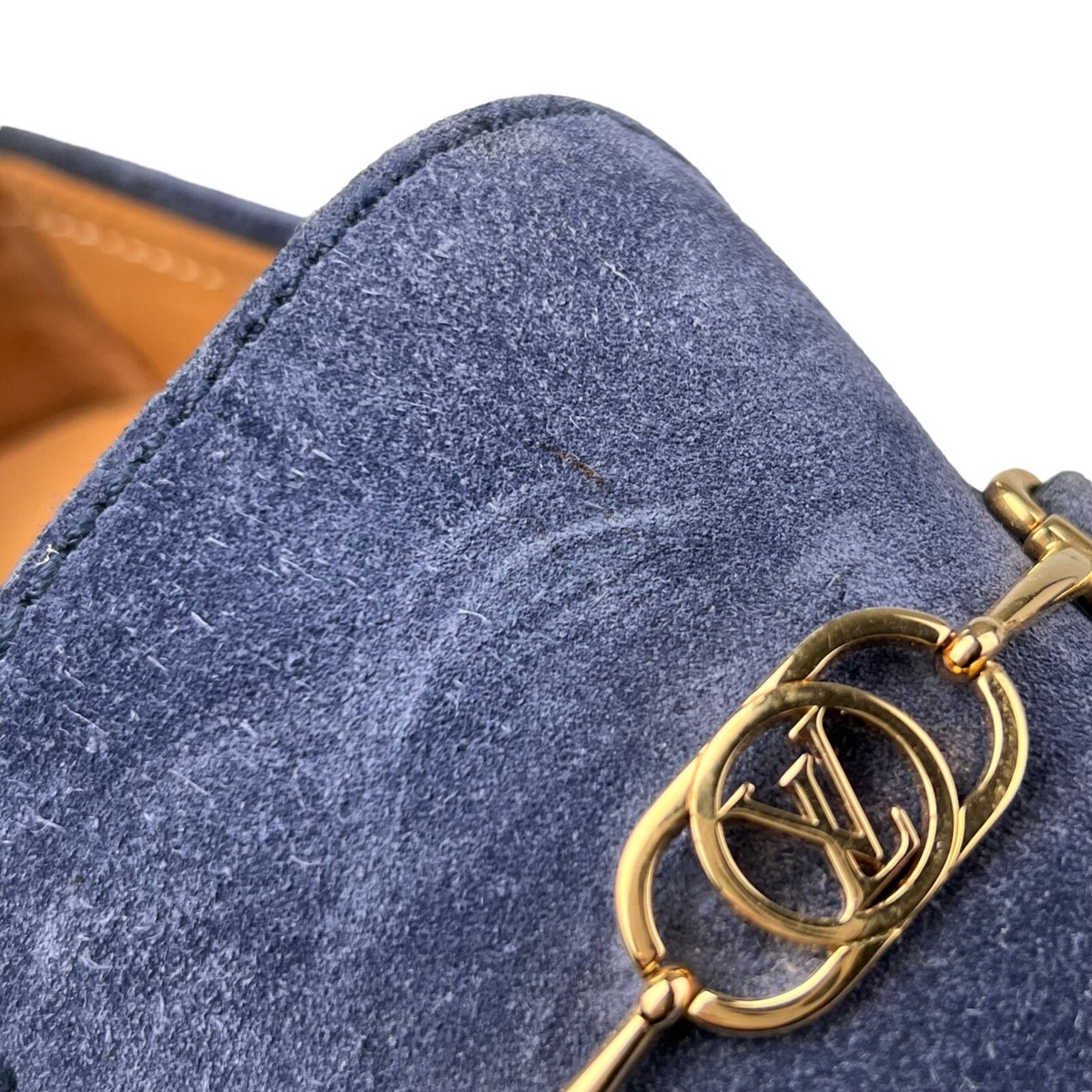 GWセール❤️LOUIS VUITTON❤️革靴シューズモカシン紺色7ハーフ26cm GWセール❤️LOUIS VUITTON❤️革靴シューズモカシン紺色7ハーフ26cm