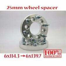 (2) Wheel Spacer PCD 6x114.3 to 6X139.7 For Nissan Navara D40 NP300 Pathfinder