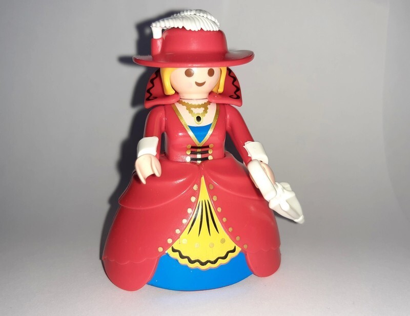 Playmobil 4915 compléter collection victorienne avec dame robe rouge 1900