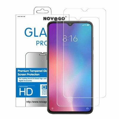 Pack Protection Xiaomi Mi 9 SE - 2 Films Verre Trempé + Coque, Marque Novago, Neuf