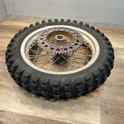 1979 76-79 Montesa Cappra 414 VE 360 / Original OEM 17'' AKRONT REAR WHEEL