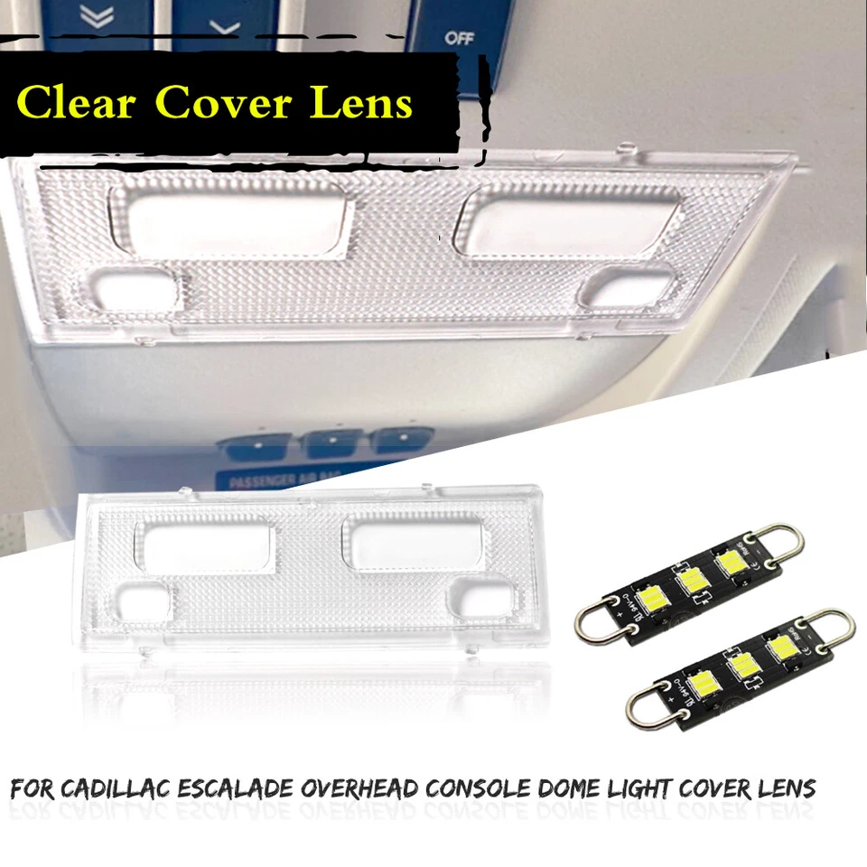 Cubierta de luz domo consola superior con LED Silverado Sierra Tahoe 07-14 #15911049 Foto 2 de 4