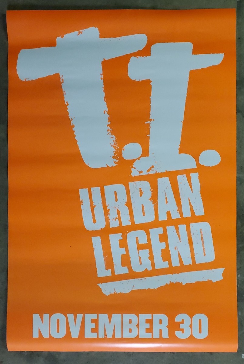 T.I. 'TRAP MUSIC' 2003 2 x 3 Promo Poster NM Condition -2 sided