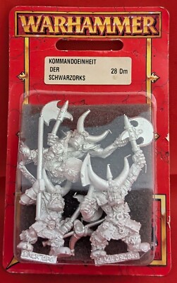 Citadel Miniatures - GW Warhammer - Black Orc command group ed. 1999 (MiB)