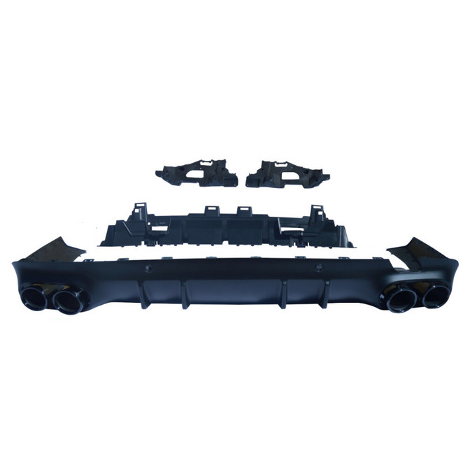 Diffuseur look CLS 53 et doubles sorties noires AMG C257 - 2
