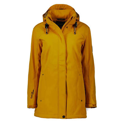 Blue Wave Damen Softshellmantel Softshelljacke Clarissa Innenfleece Kapuze