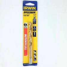 Irwin Turbomax 13/32" Titanium Jobber Length Drill Bit 3015026