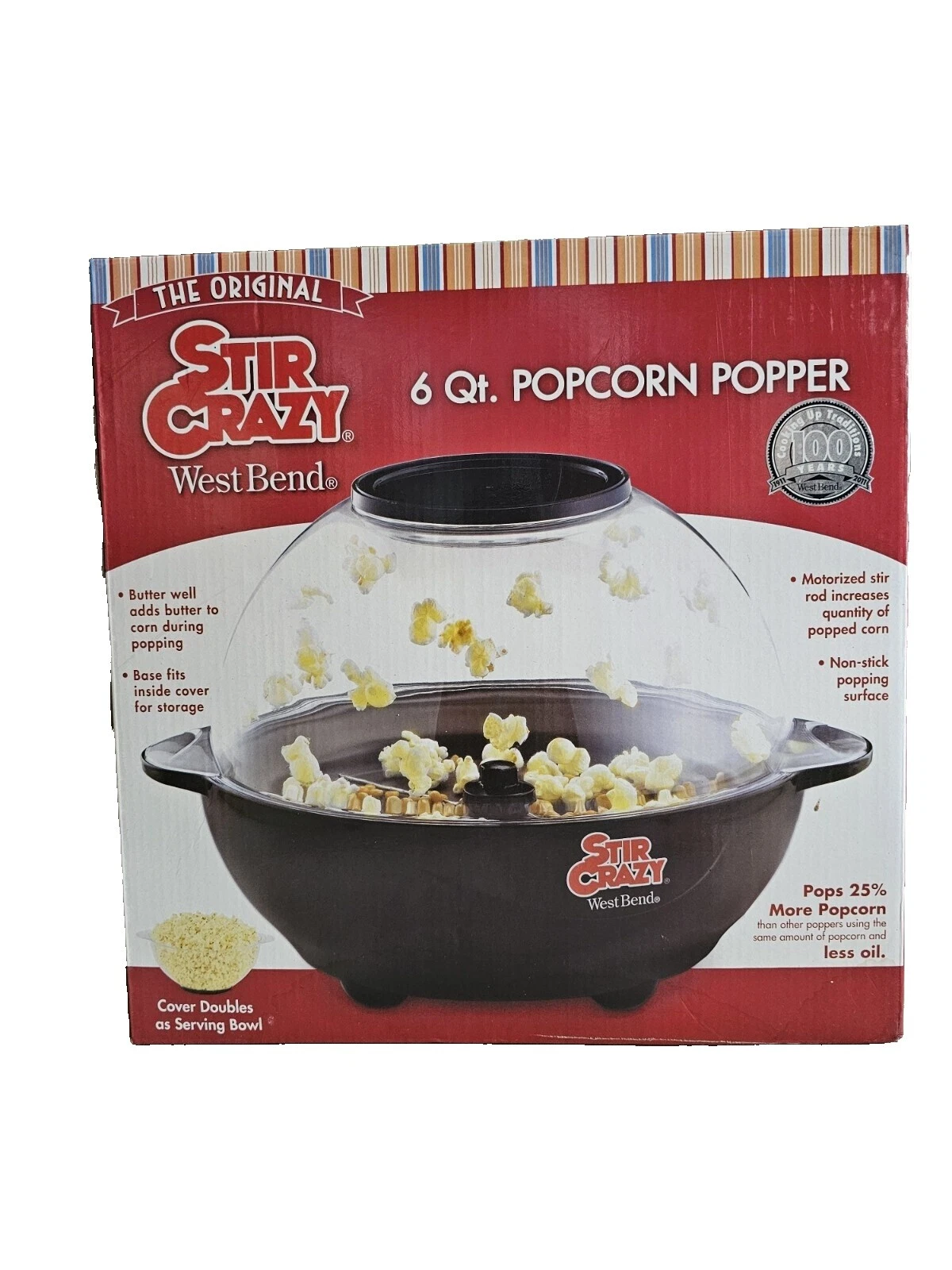 Fabricantes de palomitas de maíz 900-1199 W West Bend