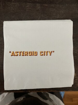 Wes Anderson s Asteroid City cocktail napkins