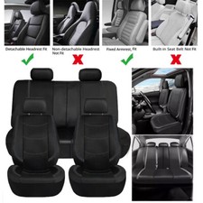 For Toyota Corolla Leather Car 5 Seat Covers Full Set Front Rear Cushion Pad New For Toyota Corolla Leather Car 5 Seat Covers Full Set Front Rear Cushion Pad New