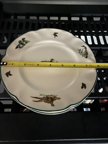 4 Johnson Brothers Brookshire Salad Plates Ducks Game Birds - Picture 4 of 4
