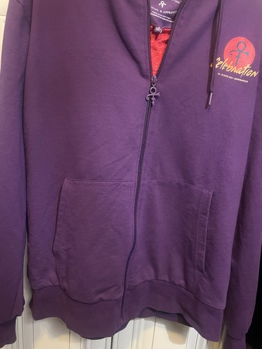 The Prince Estate Official & Approved PurpleRain Hoodie Celebration Sweatshirt - Picture 10 of 13