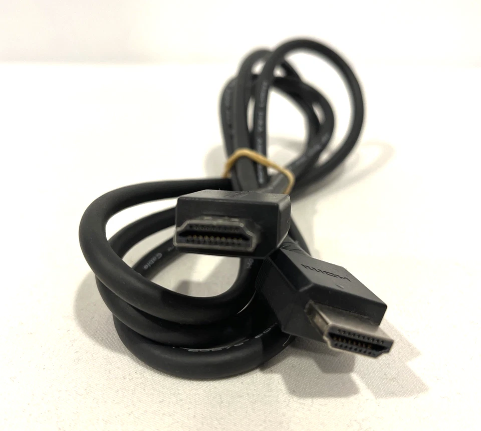 OFFICIAL BLACK AV AUDIO VIDEO HDMI CABLE WUP-008 FOR NINTENDO SWITCH WII U - Image 2 of 4