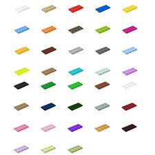 Lotto sfuso 50 pezzi parte 3020 piastra 2 x 4 pezzi da costruzione 100% compatibile NUOVO