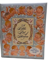 Hallmark Baby's First Three Years Vintage Keepsake Memory Book Blue Baby Boy New