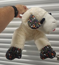 Dog Toy Lamb Chop Dog Plush Toy - Squeaky for 20" Large White C1676