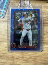 2025 Topps Chrome Update ALAN RODEN #USC41 BLUE LAVA Refractor RC Rookie /150