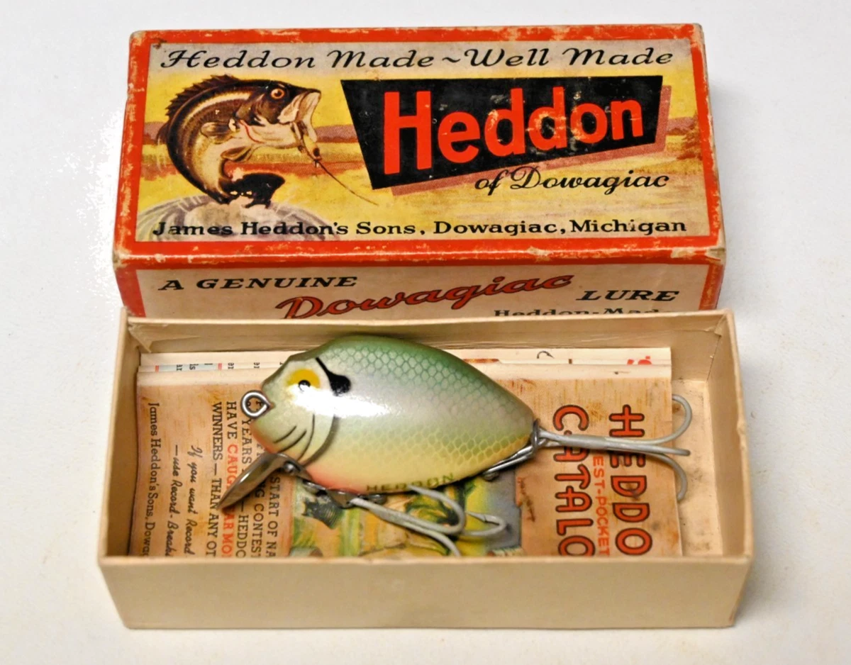 Heddon Wooden Vintage Fishing Lures with Original Box for sale | eBay