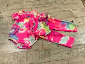 Girls Delias outfit size 3-6 months sleeveless multicolor new w/tags 