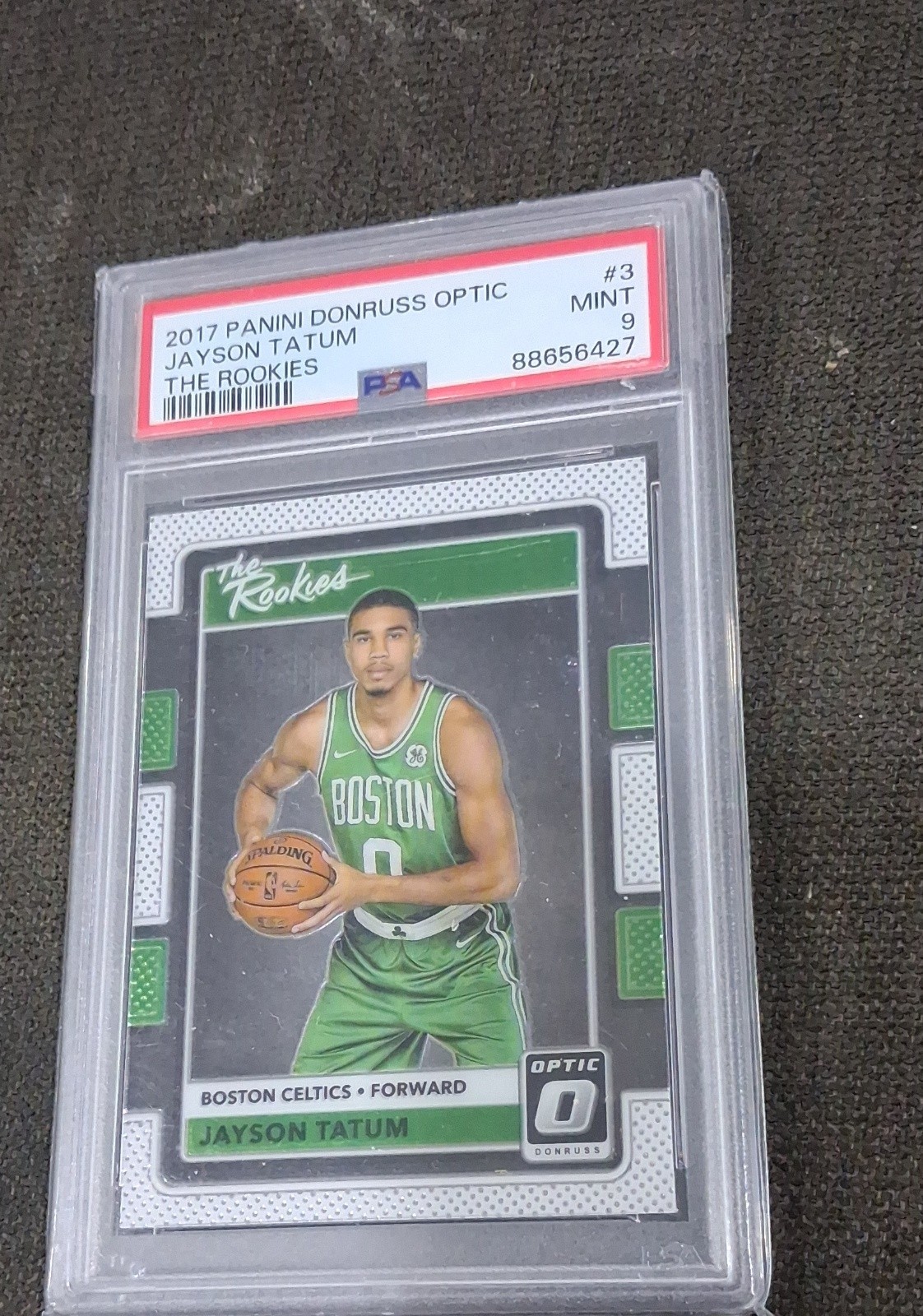 2017-18 Panini Donruss Optic - The Rookies Jayson Tatum #3 (RC) view 1
