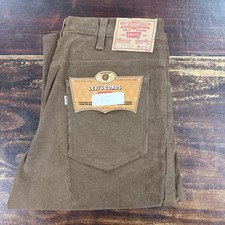 Vintage 80s Deadstock Levi  s 517 Brown Corduroy Pants