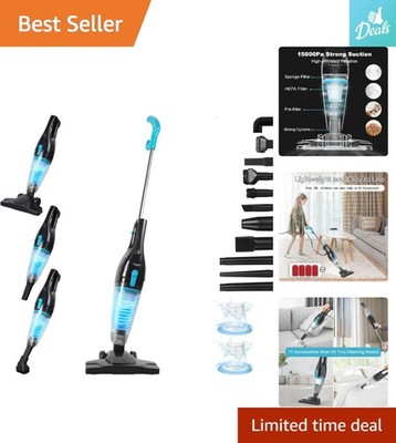 Lightweight Corded Vacuum Cleaner with Pro-Max Filtration - 12 Tools Included