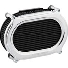 Arlen Ness Stage II Oval Performance Air Filter Kit Chrome Motorcycle 600 185