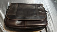 Samsonite Brown Leather Messenger Laptop Bag ...